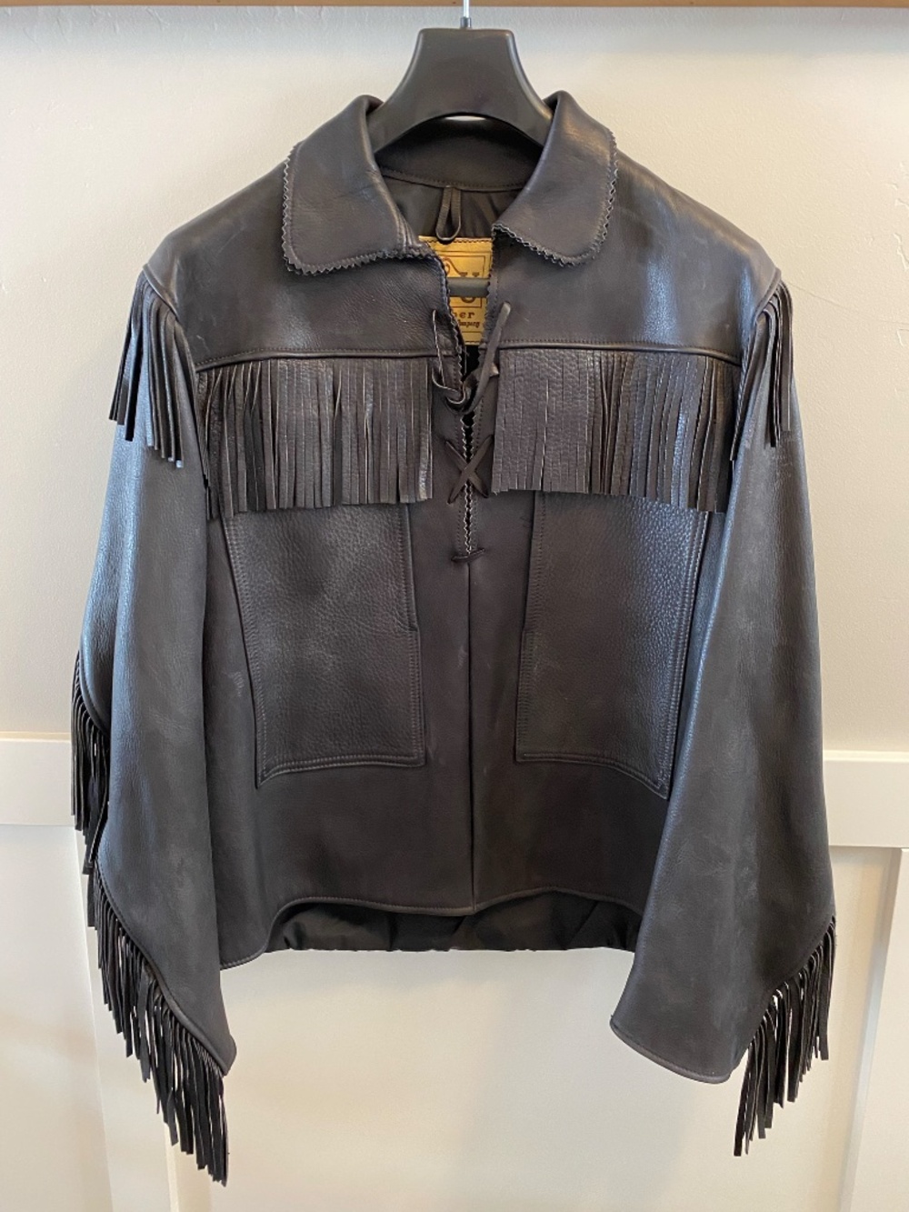 Custom Leather Fringe Jacket from Uber Tanning